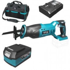 Dedra Set Fierastrau tip sabie SAS+ALL cu acumulator Li-Ion 18V 4.0Ah incarcator rapid 125W si geanta